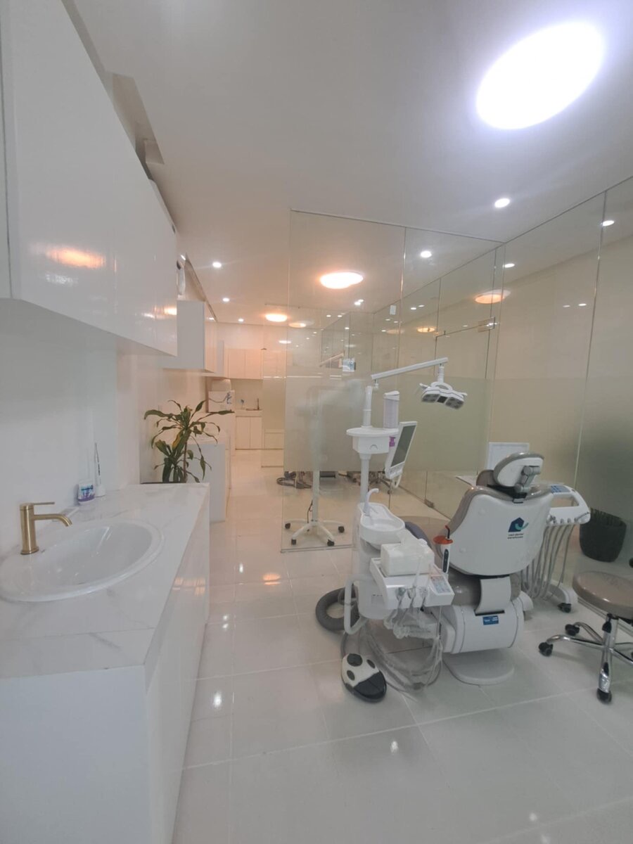 Bright, modern treatment room